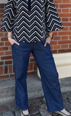 Bukser - Detia - Denim Blue Bukser & Jeans