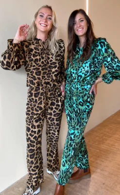 Online Bukser - Ida - Leopard Bukser & Jeans