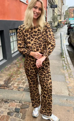 Online Bukser - Ida - Leopard Bukser & Jeans