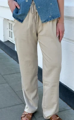 Bukser - Amalie - Sand Bukser & Jeans