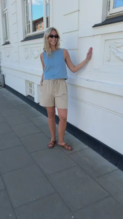 Bukser - Amalie - Sand Bukser & Jeans