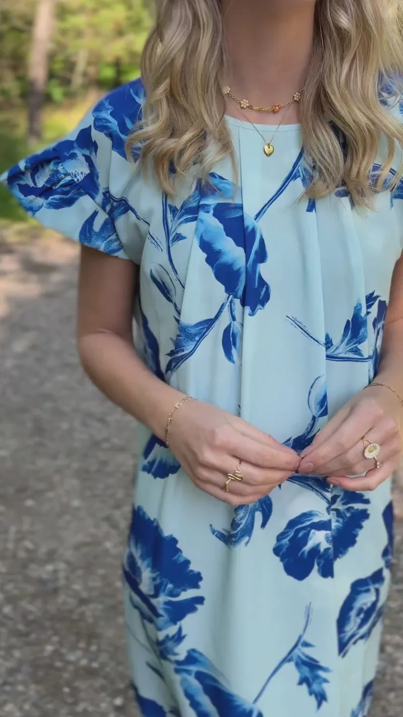 Outlet Kjole - Cecilia - Rosy Flower Kjoler