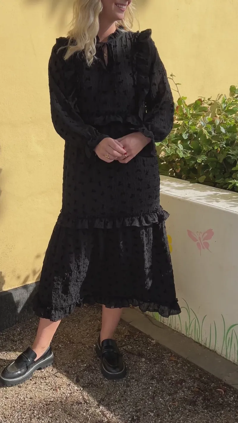 Online Kjole - Elina - Black Bows Kjoler