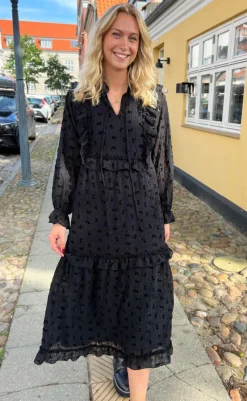 Online Kjole - Elina - Black Bows Kjoler