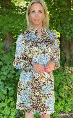 Kjole - Augusta - Leopard / Flower Kjoler