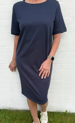 Kjole - Alva - Navy Blue Kjoler