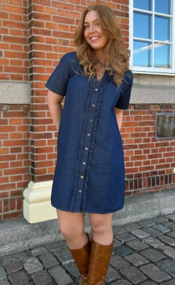 Online Kjole - Sophie - Denim Blue Kjoler