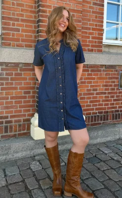 Online Kjole - Sophie - Denim Blue Kjoler