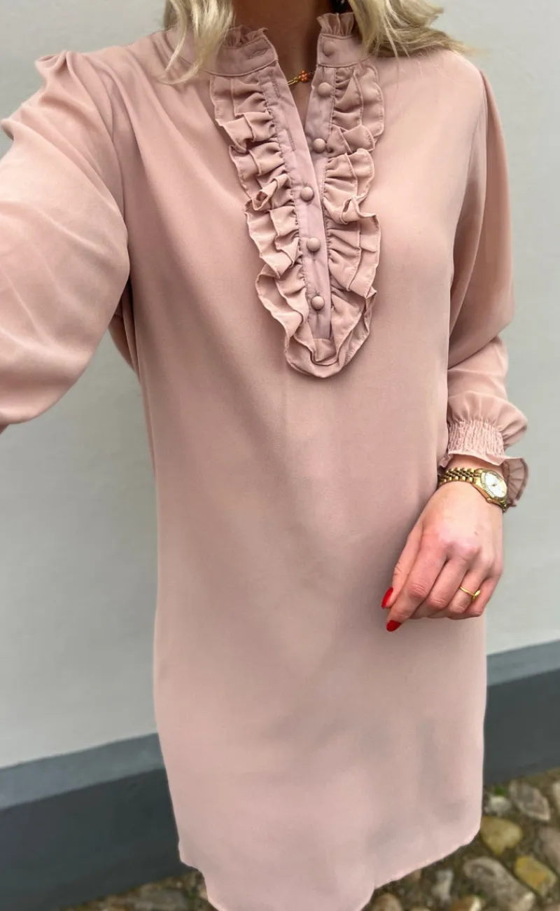 Clearance Kjole - Cami - Creme Kjoler