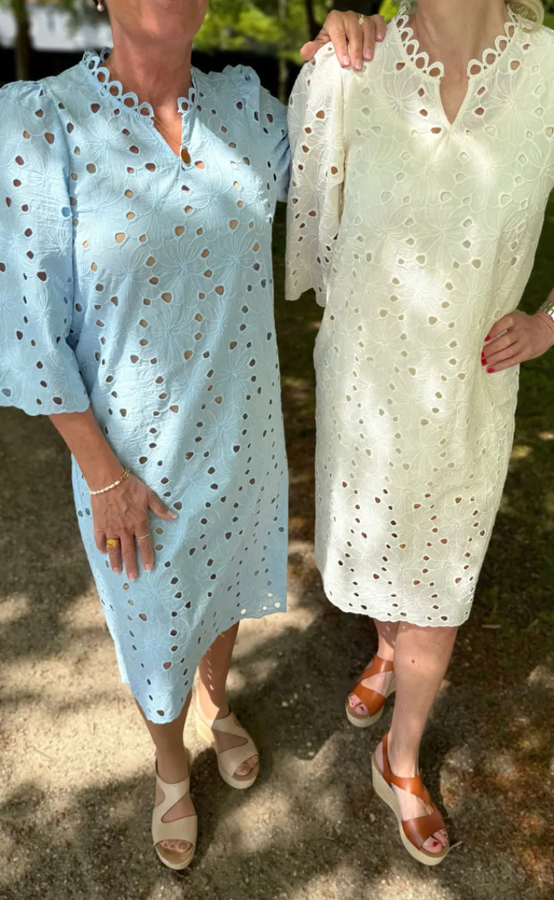 Best Kjole - Milla - Blue Lace Kjoler