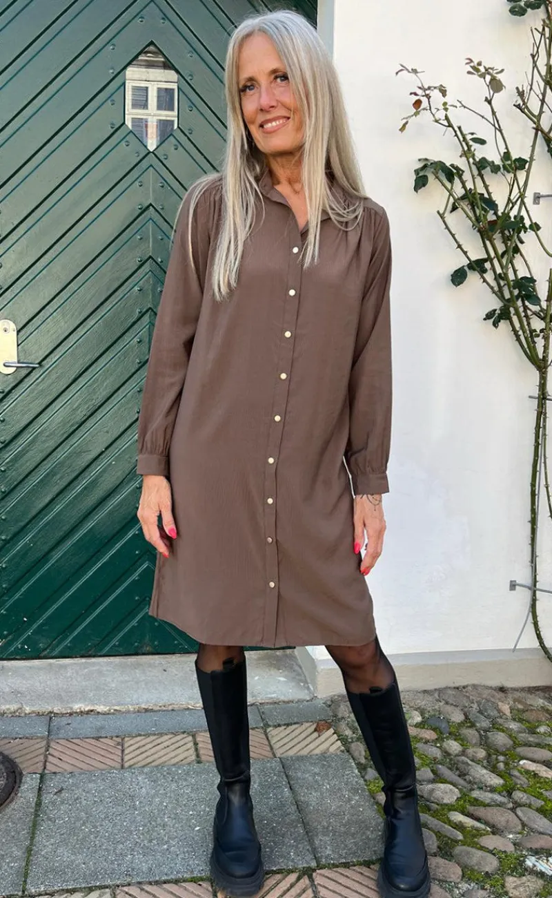 Sale Kjole - Tina - Dark Brown Kjoler