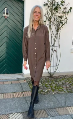 Sale Kjole - Tina - Dark Brown Kjoler