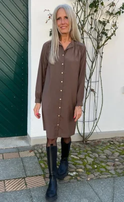 Sale Kjole - Tina - Dark Brown Kjoler