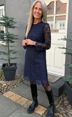 Kjole - Mira - Navy Blue Kjoler