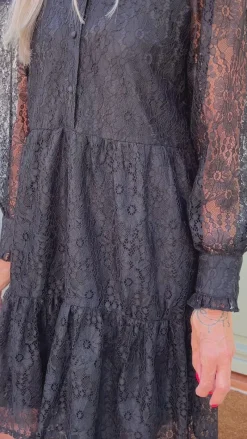 Discount Kjole - Dalia - Navy Blue Kjoler