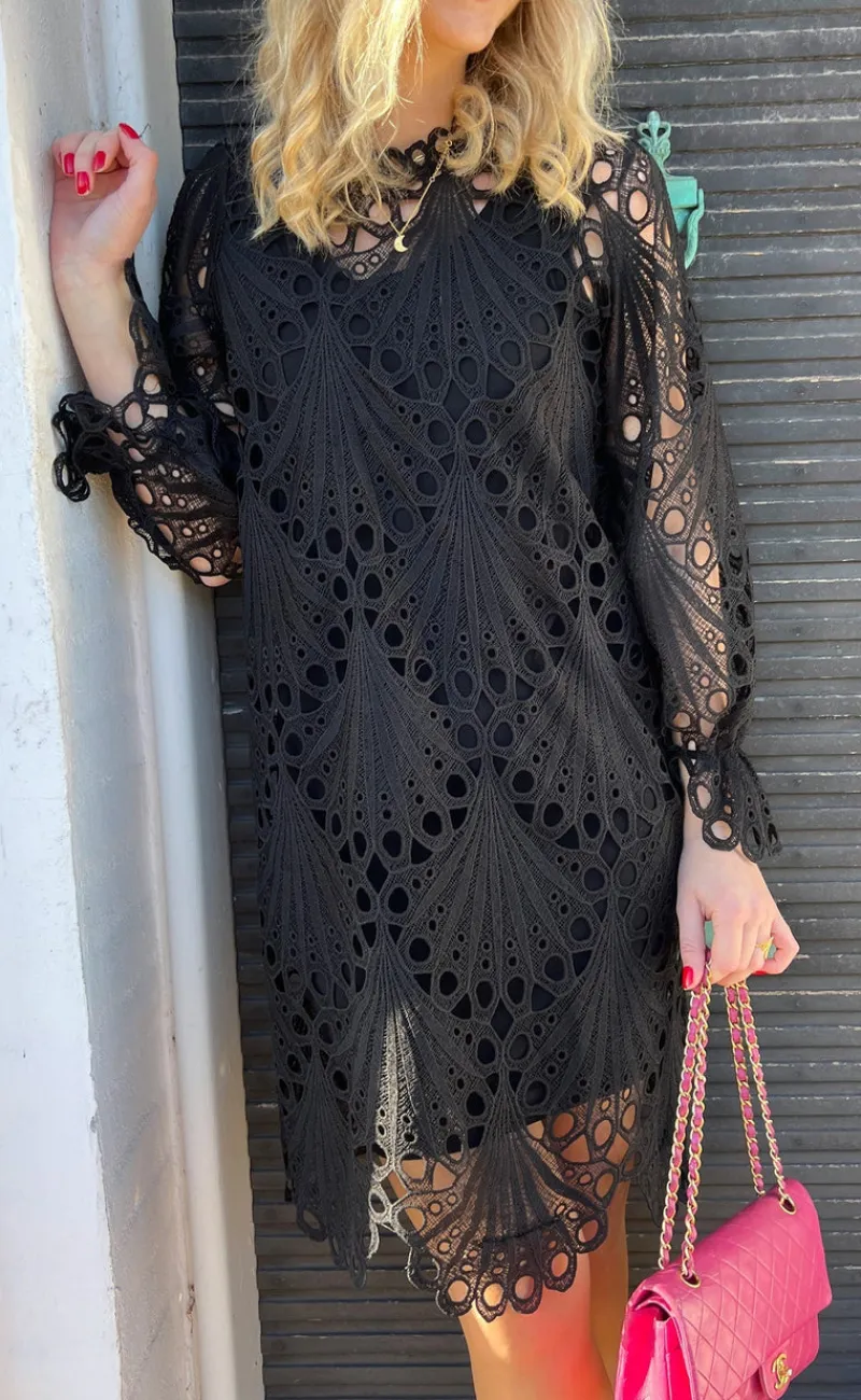 Outlet Kjole - Tanna - Black (Uden underkjole) Kjoler