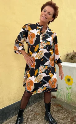 New Kjole - Augusta - Mixed Big Flower Kjoler