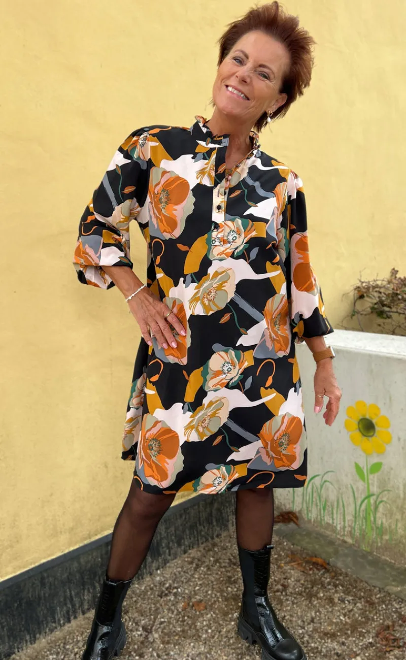 New Kjole - Augusta - Mixed Big Flower Kjoler