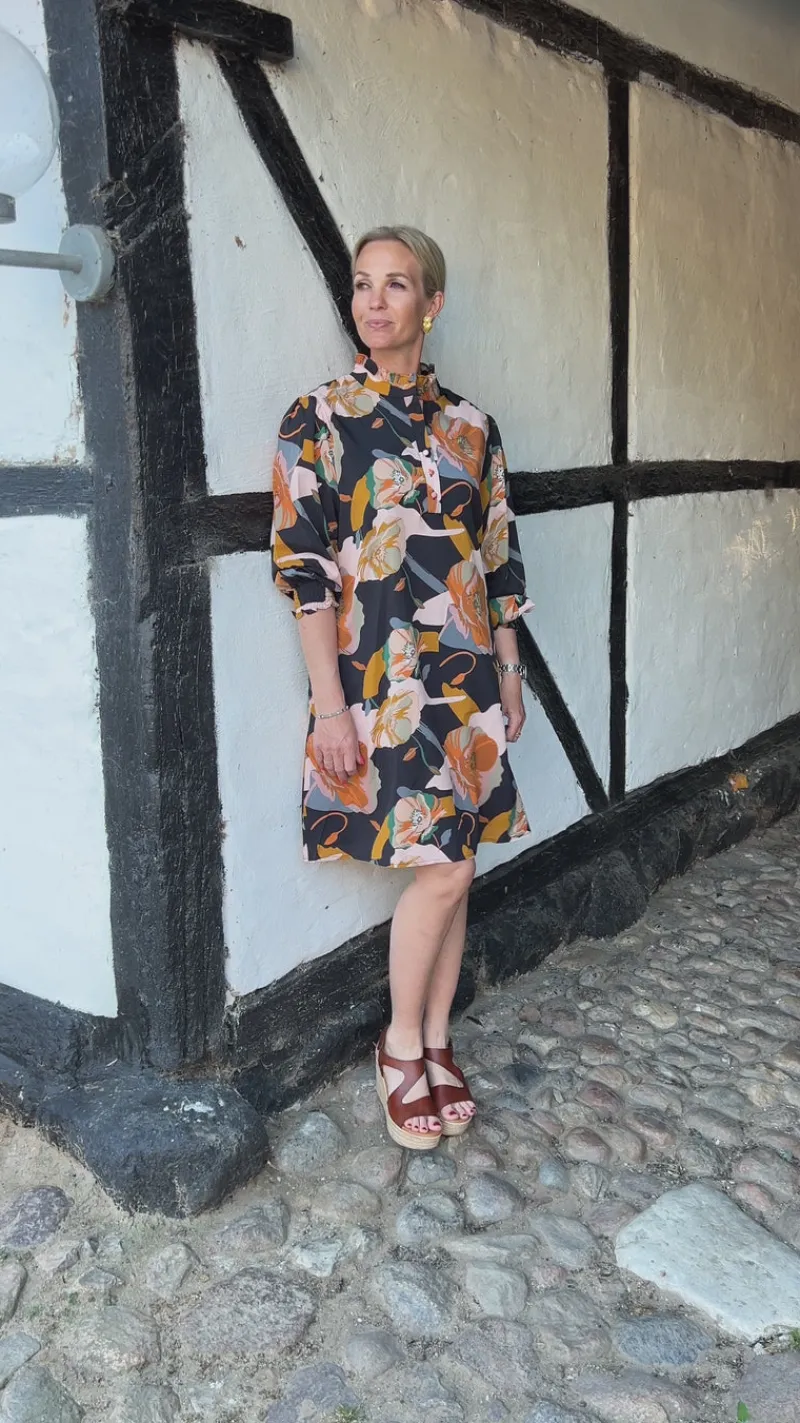 New Kjole - Augusta - Mixed Big Flower Kjoler