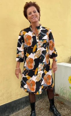 New Kjole - Augusta - Mixed Big Flower Kjoler