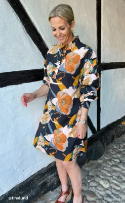 New Kjole - Augusta - Mixed Big Flower Kjoler