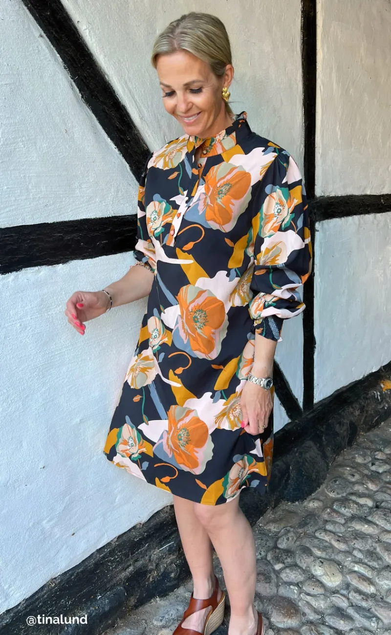 New Kjole - Augusta - Mixed Big Flower Kjoler