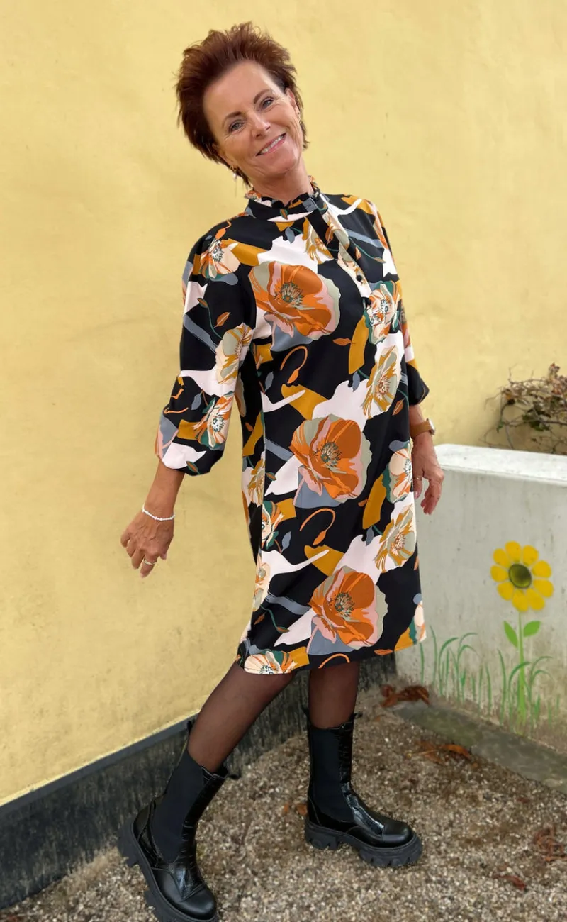 New Kjole - Augusta - Mixed Big Flower Kjoler