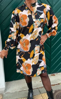 New Kjole - Augusta - Mixed Big Flower Kjoler