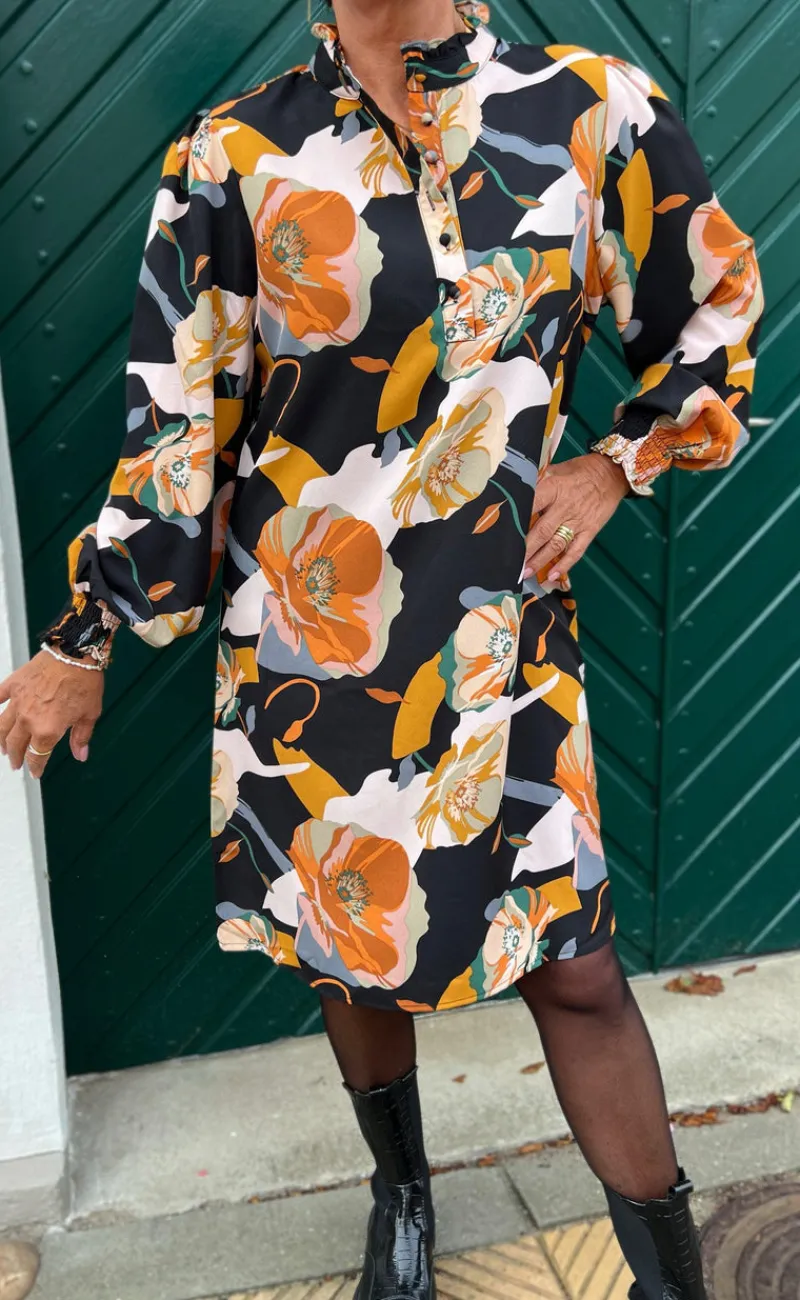 New Kjole - Augusta - Mixed Big Flower Kjoler