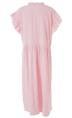 Sale Kjole - Amelia - Pink Striped Kjoler