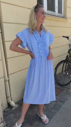 Sale Kjole - Amelia - Pink Striped Kjoler