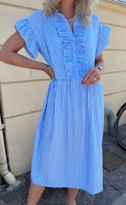 Best Kjole - Amelia - Blue Striped Kjoler