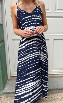 Hot Kjole - Klara - Navy Tie Dye Kjoler