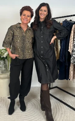 Hot Kjole - Detia - Black Denim Kjoler