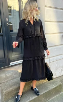 Discount Kjole - Pam - Black Kjoler