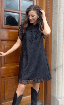 Sale Kjole - Pia Lace Summer - Black Kjoler