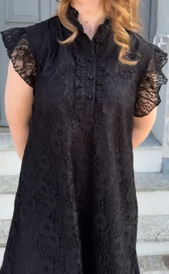 Sale Kjole - Pia Lace Summer - Black Kjoler