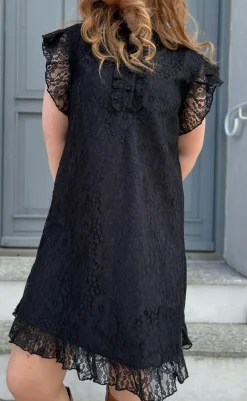 Sale Kjole - Pia Lace Summer - Black Kjoler