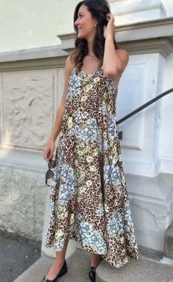 Hot Kjole - Klara - Leopard Flower Kjoler