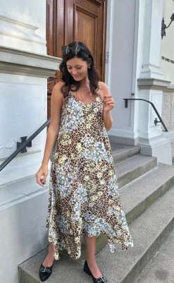 Hot Kjole - Klara - Leopard Flower Kjoler