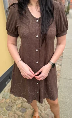 Best Kjole - Fia - Dark Brown Kjoler