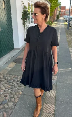 Clearance Kjole - Catja Summer - Black Kjoler
