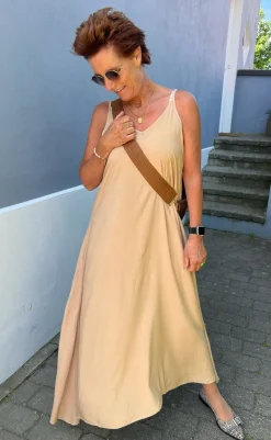 Online Kjole - Klara - Camel Kjoler