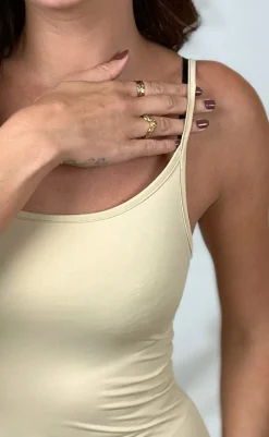 Sale Kjole - Elena Slip - Nude Kjoler