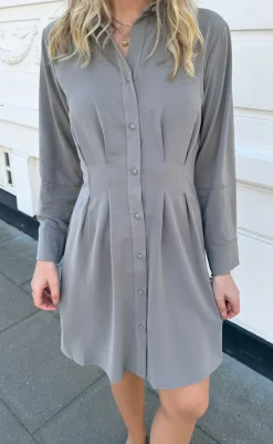 Kjole - Mille - Grey Kjoler