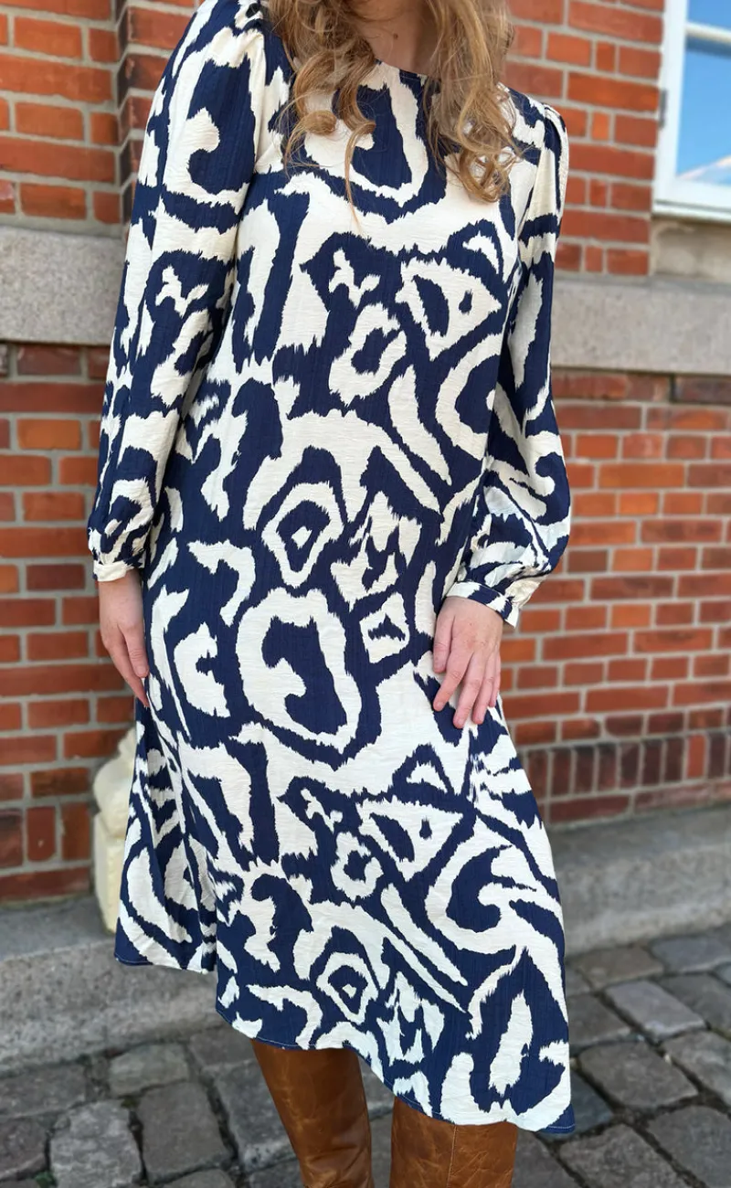 Best Kjole - Nia - Blue Art Kjoler