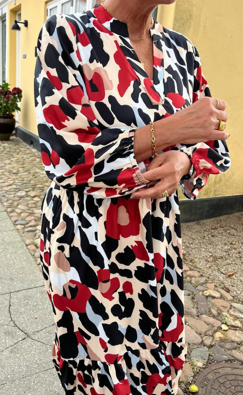 Hot Kjole - Olinda - Leopard Roses Kjoler