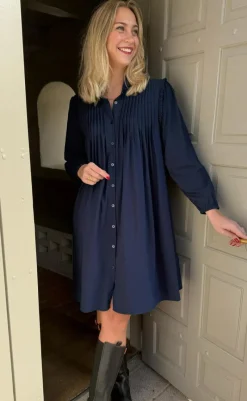 Hot Kjole - Loui - Navy Blue Kjoler
