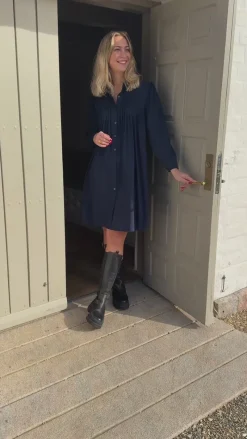 Hot Kjole - Loui - Navy Blue Kjoler