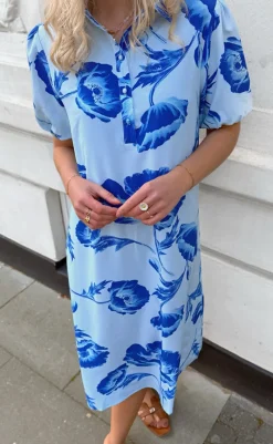 Kjole - Celeste - Blue Flower Kjoler